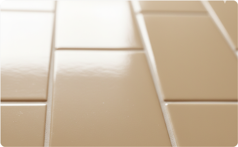 Close-up of clean tile floor