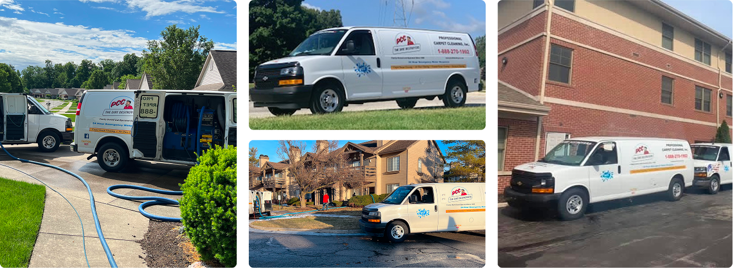 PCC trucks in various settings